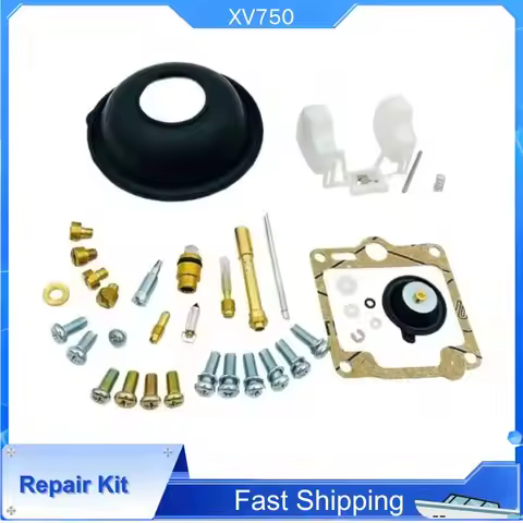 XV750 Motorcycle Carburetor Repair Kit With Float For Yamaha Virago 750 XV 750 XV1100 XV1100S 1988-1