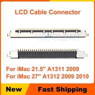 New LCD LED LVDS Cable Connector For iMac 21.5" A1311 2009 27" A1312 2009 2010 Years