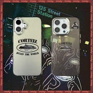 Classics Corteiz Graffiti Electroplated Photo Frame Phone Case Suitable For IPhone17 17AIR 17PM 16 1