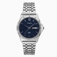 Timex TW2U43000 Classics นาฬิกาข้อมือผู้ชาย Silver-Tone
