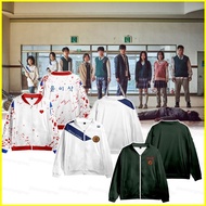 YT2 All of Us Are Dead Men and Women Baseball Jacket Tracksuit Casual Fashion Oversized Sweatshirts 