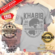 🎀 oversize UFC T-shirt Fightwear Khabib Nurmagomedov UFC MMA Super Premium T-shirt Available big siz