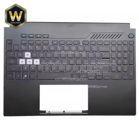 S For ASUS TUF Gaming FX507/FA507/FX507Z/A15/F15: 2022 Used Palmrest with Backlit Keyboard