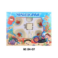 Nishikawa Feeding Set / Large Feeding Place - Birth Gift - Gift Set NS 8407