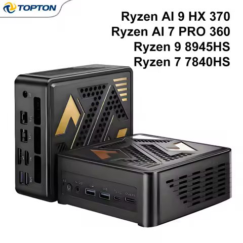 D12 Ultra Gaming Mini PC Oculink AMD AI 9 HX 370 Ryzen 9 8945HS/R7 8845HS 2x2.5G LAN 2xPCIe4.0 2xDDR