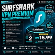 🌊  Surfshark VPN Premium | 2 Months | Unlimited Devices | Sharing Account | Digital Delivery MICHIGO