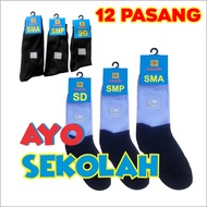 School Socks, Elementary, Middle, and High School Socks (12 Pairs) Kids Socks