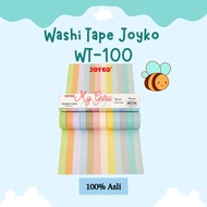 [SET] WASHI TAPE / KERTAS WARNA JOYKO WT-100 (12 COLORS)