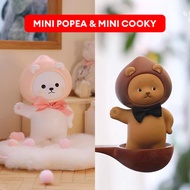 น้อง mini popea และ mini cooky figure ขนาด 8 ซม. แพนแพน ไทยากิ planet bear panpan taiyaki