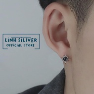 Silver earrings for men - Earrings for men and women