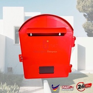 Kotak Peti Surat/ Kotak Merah Plastik/ Letter Box / Red PVC Letter Box