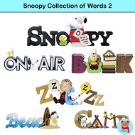 Model 2 Re-Ment Snoopy Collection Of Words 2 Complete Set Of 6 Pieces Miniature Toys Second Letter