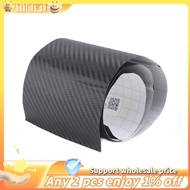 Car Vehicle DIY 3D Carbon Fiber Vinyl Wrap Roll Film Sticker Decal 70x10cm black
