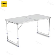 BINYUE M64 โต๊ะพับ โต๊ะปิคนิค โต๊ะอาหาร โต๊ะอเนกประสงค์ โต๊ะพับอลูมิเนียม โต๊ะสนาม ปรับความสูงได้ (สินค้าได้เพียงโต๊ะพับ ไม่รวมเก้าอี้)