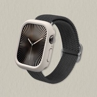 Apple Watch 10/11 邊框保護殼-貝殼灰