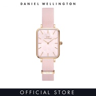 Daniel Wellington Quadro 20x26mm Coral Rose gold Mother of Pearl Dial Watch - Watch for women - Women's watch - Fashion watch - DW Official - -Quartz watch DW Cowhide Strap Waterproof business Affairs Leisure Time Trend