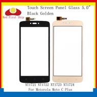 For Motorola Moto C Plus XT1721 XT1722 XT1723 Touch Panel Digitizer Sensor Front Outer LCD Glass Len