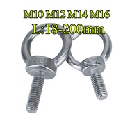 304 Stainless Steel Stainless Steel Ring Bolt M10/M12/M14/M16 (HJX-TH)