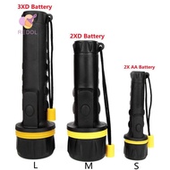 REPKG LED Torches Super Bright 3LED/7LED/1W Rubber Spotlight