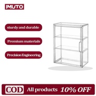 IMUTO Stackable Case Transparent Pop mart Storage izer Dustproof Acrylic Toy Display Box