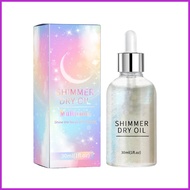 Body Oil with Shimmer Sparkly Body Oil Shimmer Oil Body Glitter Long-Lasting Shimmering Body Oil Bod