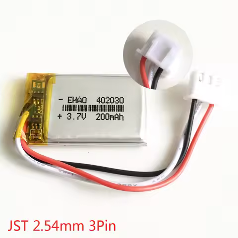 3.7V 200mAh Lithium Polymer LiPo Rechargeable battery 402030 JST XHR 2.54mm 3pin Connector For Handh