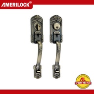 AMERILOCK Door Knob for Main Door Entrance Handle Set with Single Cylinder Dead Bolt Lock (AL 8091) 