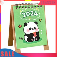  2024 Desk Calendar Space-saving Desktop Calendar 2023-2024 Cute Animal Mini Desk Calendar Daily Schedule for Office and School