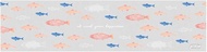 Toei Happy Motif, Foldable Floor Mat, 70.9 inches (180 cm), Antibacterial, Mildew, Flame-Resistant, 