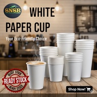 WHITE PAPER CUP/7OZ/8OZ/9OOZ/DRINKING CUP/DISPOSABLE/EVENT/PARTY