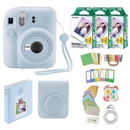 Instax Mini 12 Instant Camera with Case, 60 Fuji Films, Decoration Stickers, Frames Photo Album and