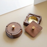 Minimalist Wooden Ashtray Bekas Abu Rokok Dengan Penutup 实木烟灰缸 ashtray aesthetic cigarrete ashtray