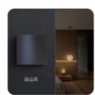 全新 Aqara 綠米 H1 Elite 智能牆壁開關 零火 三鍵 遠山灰 國內版