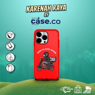 "Geng Plastic Hitam" - Karenah Raya By Case.Co TPU Bumper Case Casing IP678 Till IP12PROMAX Phone ca