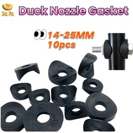 10 Pcs 16 19  25 mm Inner Hole 6 Height 3mm Duck Nozzle Gasket Plastic Duck Half Round Gasket Arc Ga