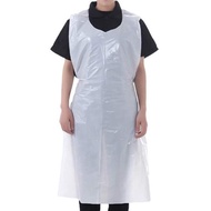 HOT ITEM PLASTIK APRON / WHITE APRON