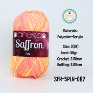 ANEKA - 5-Ply Saffron Knitting Yarn / Crochet Knitting Yarn - 087