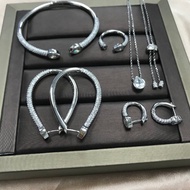 New Arrival Monaco Pear-Shaped Open Bracelet Female Silver White Simple Gift Bracelet Female