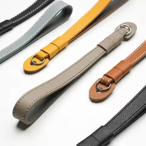 Mr.stone Palm pattern wrist strap Genuine Leather Camera Wrist Strap camera accessories for fujifilm