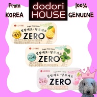 LOTTE Zero Sugar Free Candy 28g / Lemon Mint / Peppermint / Peach Mint / 98% Sugar Free / Tin case