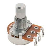 Alpha A250K Mini Pot Metric Solid Short Shaft 6.5mm Audio Taper Potentiometer for Electric Guitar Ba