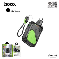 แบตสำรอง แท่นชาร์จไร้สาย 2in1 ชาร์จเร็ว ความจุ 10000mAh พร้อมขาตั้งชาร์จ 22.5W HOCO DK6-A12