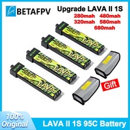 NEW BETAFPV LAVA II 1S 95C Battery  280 320 480 580  680mAh 3.8V LiHV Battery BT2.0 for Air65, Air75