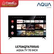 AQUA 4K HDR Android Smart TV 70 Inch LE70AQT6700UG