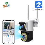 FNKvision YOOSEE กล้องวงจรปิด 4G แสดงผลในพื้นที่กลางแจ้งบนจอ 2 จอ 8MP มีระบบมองคืนและใช้งานซิมฟรี 7 