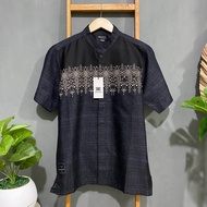 Kemko kemeja koko lengan pendek erkape cotton print premium