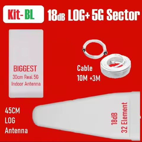 44 40cm 18dBi BIGGEST outdoor LOG Antenna and 30cm Biggest 16dBi indoor antenna Best Antenna full se