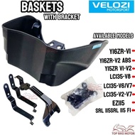 VELOZI PVC BASKET YAMAHA Y15ZR V1 V2 Y16ZR LC135 V2 V3 V4 V5 V6 V7 V8 SRL115 SRL115FI EZ115  PLATIK 