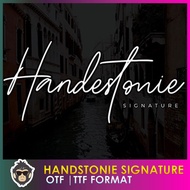 Handstonie Signature Premium Fonts
