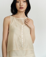 (Pre-order 10-14days ) This LINE EYES - Elle Layered Top